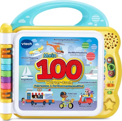Image de Vtech Mon livre de 100 mots Véhicules et moyens de transport