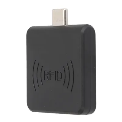 Imagen del producto de Lector de tarjetas de identificación por radiofrecuencia, lector de tarjetas IC tipo C, lector de tarjetas IC, lector de tarjetas IC de 13,56 MHz, lector de 13,56 MHz, lector de tarjetas para teléfonos móviles