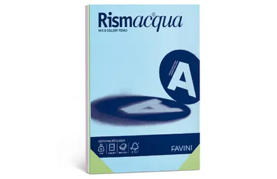 Produktbild von Favini Rismacqua Mix Druckerpapier A3 (297x420 mm) 200 Blätter Gemischte Farben