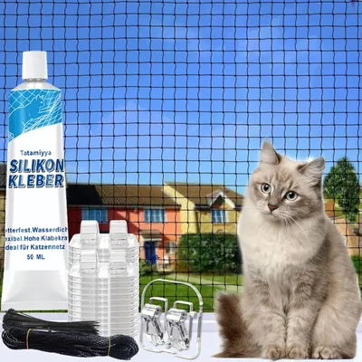 Obrázok produktu pre Sieťka na balkón s priľnavými háčikmi