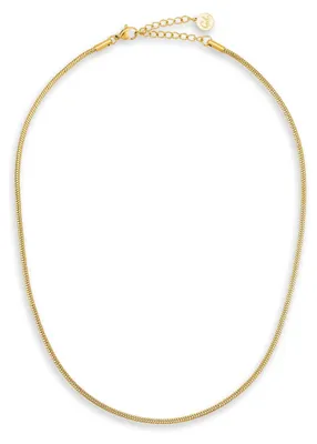 Produktbild von GD GOOD.designs Goldene Edelstahl Schlangenkette Damen - Dünne Choker-Kette, ver