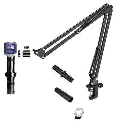 Productafbeelding van Digitale microscoop, 215-voudige vergroting, hoge resolutie, 4K 48MP IMX415-A sensor, 150X en 215X duale lens