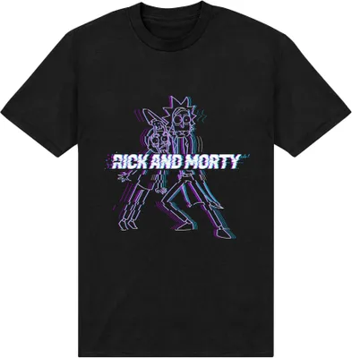 Image de Rick And Morty - T-shirt Homme/Femme Unie PN100 (XXL) (Noir)