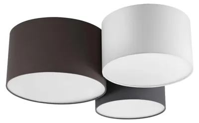 Produktbild von EGLO 97479, 3 Glühbirne(n), E27, Braun, Grau, Weiß