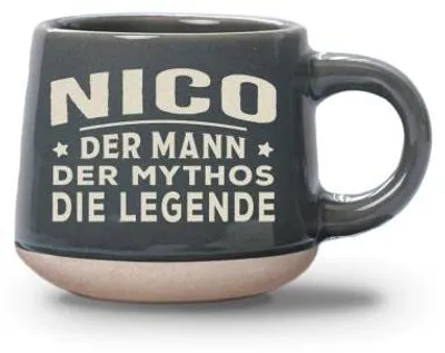 Produktbild von Nico Espressotasse 60ml Duo-Geschenkset personalisierbar, Steinzeug, erdige Farbtöne