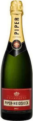 A bottle of Piper-Heidsieck Champagne.
