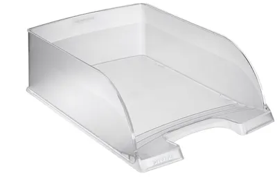 Produktbild von Leitz Plus Range Jumbo Letter Trays, 255 x 357 x 103 mm, Transparent