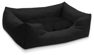 Obrázek produktu pro Pelíšek pro psy MIMI, pohovka pro psy, polštář pro psy,(M) cca 70x55x18cm,ČERNÝ (černý)