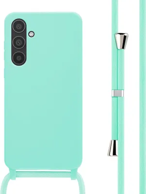 Zdjęcie produktu dla imoshion Silikonowe etui ze sznurkiem do Samsung Galaxy A35 - Miętowa zieleń