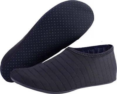 Produktbild von 1 Paar Wasserschuhe, schnelltrocknend, rutschfest, aus Gummi, zum Hineinschlüpfen, leichte Schuhe für Männer, Frauen und Kinder, zum Strand, Surfen, Schwimmen, Barfußsocken, Strandkleidung
