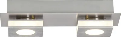 Produktbild von Brilliant LED Wand- & Deckenleuchte Transit Nickel 2 x 4W 640lm warmweiß 3000K
