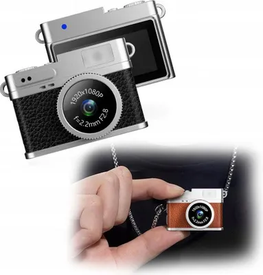 Image de XREC Mini appareil photo numérique X4 2MP 1080p LCD 0.96 Pendant Pendant/ X4 Noir