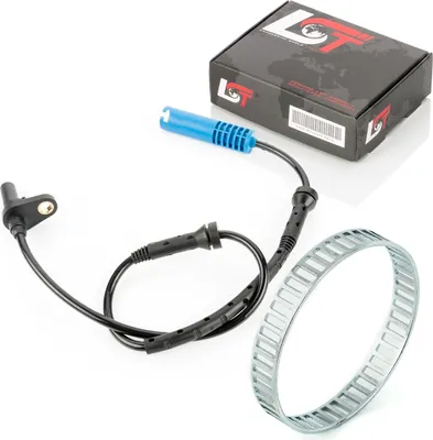Produktbild von ABS-Sensor und ABS-Ring Set Vorderachse 48 Löcher für BMW 3er E90 E91 E92 xDrive
