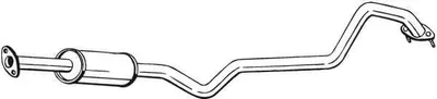 Produktbild von Bosal Mittelschalldämpfer 285-417