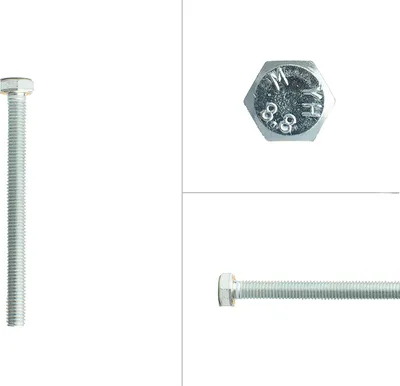 Produktbild von Sechskantschrauben verzinkt M8 x 90 mm - 100 Stück