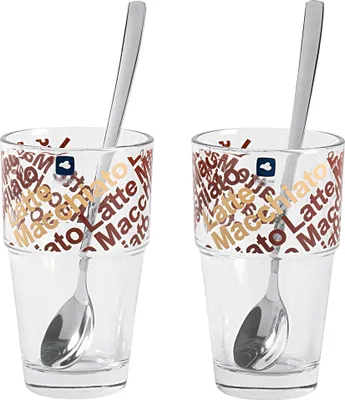 Obrázok produktu pre LEONARDO 042553, Hnedá, Nerezová oceľ, Biela, Kolo, 2 kusov, 410 ml, 91 mm, 87 mm