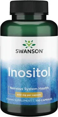 Image de Inositol 650 mg 100 gélules Swanson Health Products