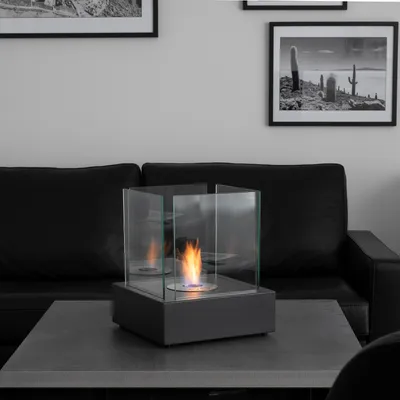 Produktbild von Ethanol Kamin Tischkamin Tischfeuer 30x30x35 Feuerstelle Terassenfeuer