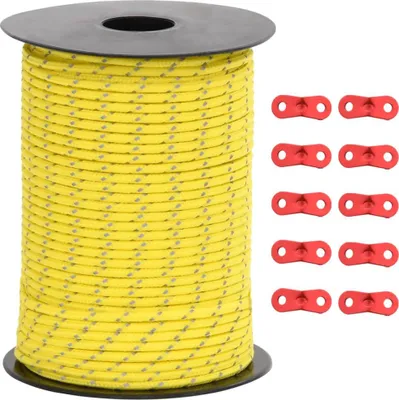 Immagine prodotto di vidaXL Corda per tenda riflettente con tendicorda 50 m 3 mm