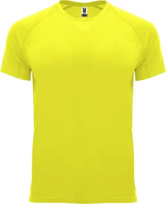 Imagen del producto de Roly - Camiseta para niños "Bahrain" - Modelo deportivo PF4264 (104) (Amarillo fluorescente)