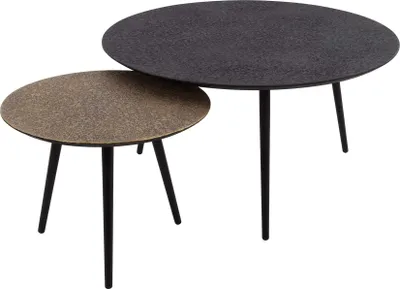 Image de MariolaEnsemble de tables basses -métallique/gris