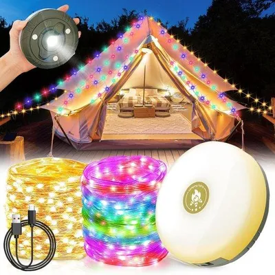 Produktbild von Tragbares Lichtsnoer 10m wasserdicht für Camping und Outdoor