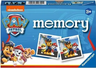 Produktbild von Ravensburger Pat' Patrouille Memory Spiel, Klassisches Lernspiel, Ab 3 Jahren, Gedächtnistraining