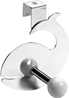 Produktbild von Hettich Türhaken Wal 1 Haken 8,6 x 10,0 x 5,7 cm silber