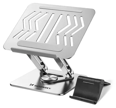 Produktbild von Wozinsky WRS-CPY84SS, Laptop- & Tablet-Ständer, Silber, Aluminium, Stahl, 43,9 cm (17.3"), 250 mm, 60 mm