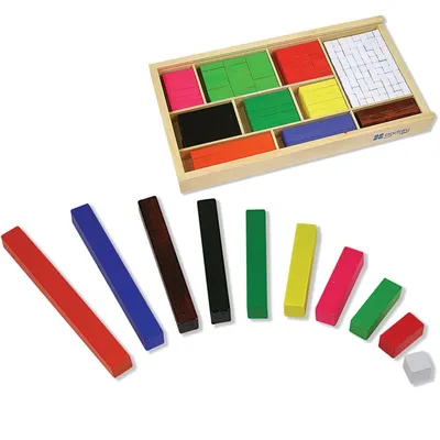 Produktbild von Andreu Toys Bruchstäbe Lernspielzeug Mathematik Set