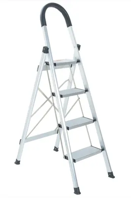 Obrázek produktu pro Žebřík MARK TOOLS pro domácnost - 4 stupně, protiskluzový, pracovní výška až 2,80 m