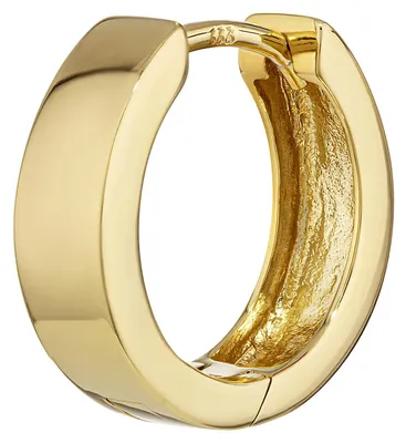 Produktbild von NKlaus einzelne Klappcreole aus 333 Gelbgold, 8 Karat, 14,3x4,2mm