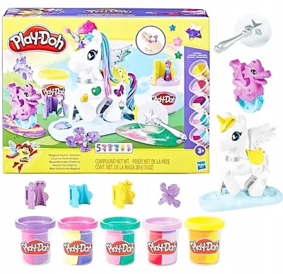Produktbild von Play-Doh Set Zauberhaftes Einhorn Kreativer Spaß