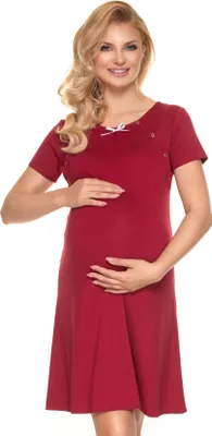 Immagine prodotto di PeeKaBoo Dásmke pigiama premaman Wahoko rosso S/M