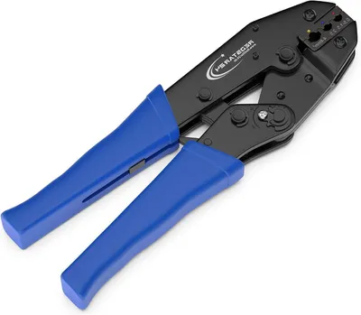 Productafbeelding van Krimptang voor geïsoleerde kabelschoenen, 0,5 - 6,0 mm², met ratelfunctie en precisiepersen
