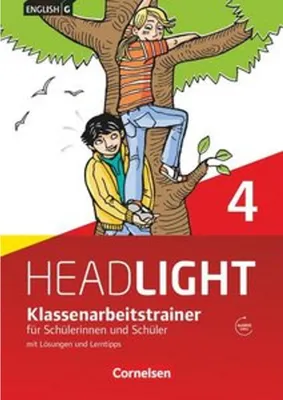 Obrázok produktu pre English G Headlight  04: 8. Schuljahr. Klassenarbeitstrainer mit Lösungen und Audios online