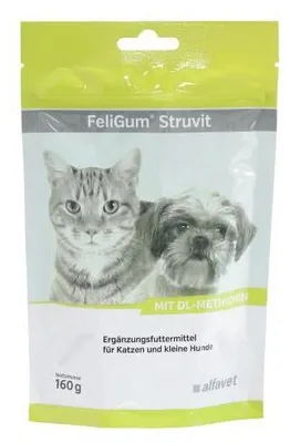 Zdjęcie produktu dla Feligum Struvit krople do żucia dla kotów/małych psów 160 g