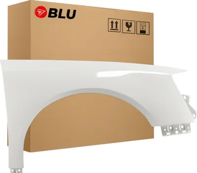 Zdjęcie produktu dla BLU Błotnik pasujący do VW Volkswagen Passat B6 LB9A Prawy Biały CandyWeiss | 2005-2010 | Przedni Przód | Lakierowany | Gotowy do montażu  | Stal