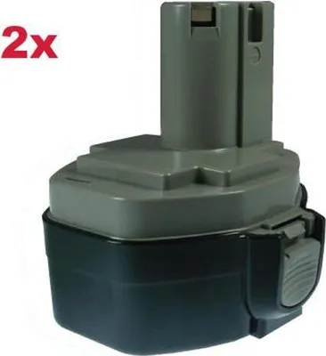 Produktbild von 2x Trade-Shop Werkzeug Ni-MH Akku 14,4V 3000mAh für Makita 1420 1051DWA 1051DWAE 1051DWDE 1051DWFE 1051DZ 4033DZ 4333DWAE 4333DZ 6228DW