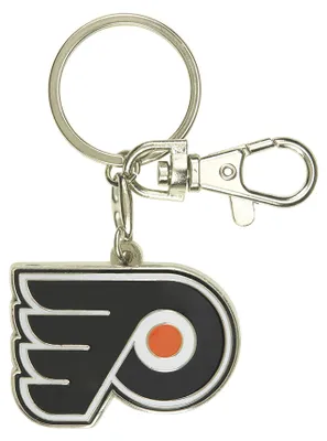 Productafbeelding van Inglasco - Sleutelhanger, "Philadelphia Flyers", logo, NHL PP13016 (één maat) (zwart/wit)