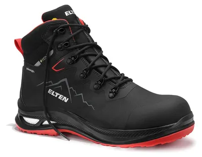 Produktbild von Sicherheitsschnürstiefel NOLAN XXG GTX® black-red Mid ESD S3S WR HI CI, Gr. 44
