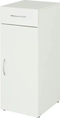 Produktbild von Wimex Multiraumkonzept Kommode 1 Tür 1 Schublade Weiß Holzwerkstoff