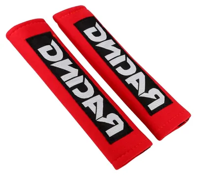 Produktbild von Gurtpolster Auto RACING, Rot, 2 Stück