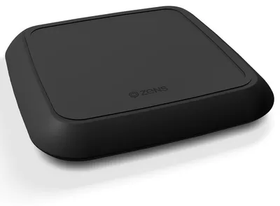 Productafbeelding van Zens Single Fast Wireless Charger - Draadloze oplader geoptimaliseerd voor iPhone - 10 Watt