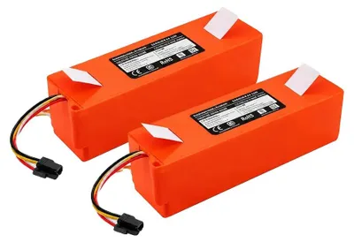 Zdjęcie produktu dla Akumulatory do robotów odkurzających, 12800 mAh, kompatybilne z różnymi modelami, 2 sztuki, 14,4 V, 12800 mAh