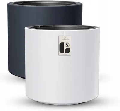 Produktbild von Große Pflanzgefäß XXL Außen Dekoration Robustes Kunststoff 30 cm Weiß