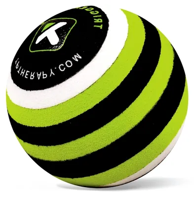 Produktbild von Massageball für gezielte Muskelentspannung, tragbare Selbstmassage, Muskel- und Bindegewebsmassage, Grün, 5''/12,7 cm