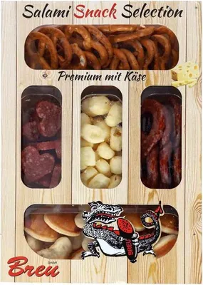 Produktbild von Breu Salami Snack Selection Premium mit Käse 80g