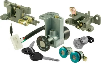 Image de Kit de serrure de contact RMS compatible avec les scooters Kymco Agility 50 et Agility 125 (modèle R16)