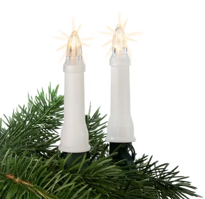 Lichterkette Tannenbaum 24 LEDs warmweiß 5,35 m IP44